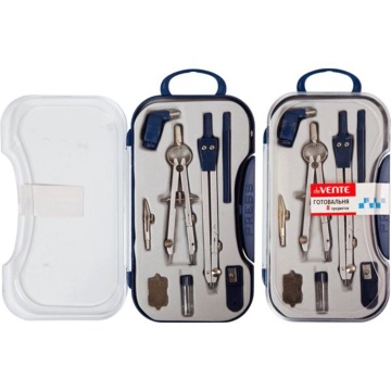 Готовальня deVENTE 8 предмета в пластиковом футляре