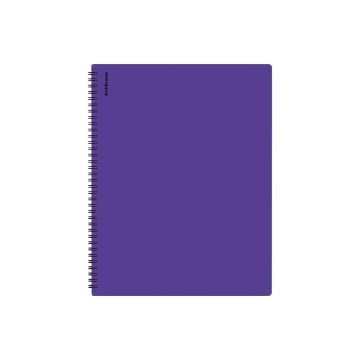 Папка файловая пластиковая на спирали ErichKrause Soft Caribbean Sunset, с 20 прозрачными карманами,