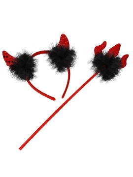 Карнавальный набор "Дьявол" ободок, трезубец