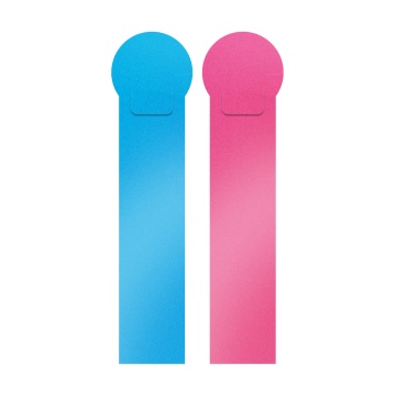 Набор из 4 закладок пластиковых ErichKrauseтекстура Зеркало Жвачка, арома, ассорти (12 наборов в па