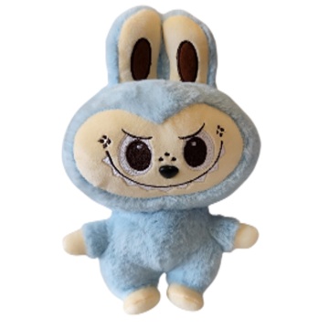 Мягкая игрушка 30см "Лабубу Эльф" голубой