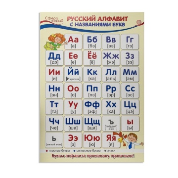 Плакат 30*40см "Алфавит"