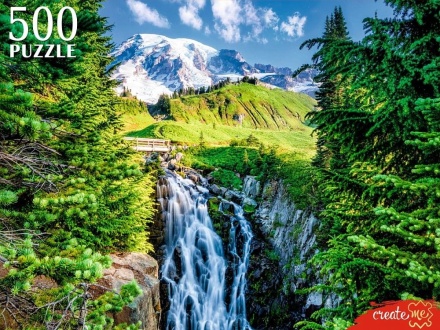 Пазлы 500 элементов 480*330мм. "Весна в горах"