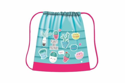 Мешок для обуви 1 отд, 420*340 "Веселые цветочки"