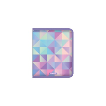 Папка для тетрадей на молнии пластиковая ErichKrause Магия форм, A5+ (в пакете по 4 шт.)