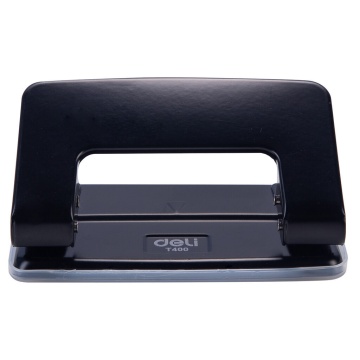 Дырокол Deli   8 лист., металл, серый