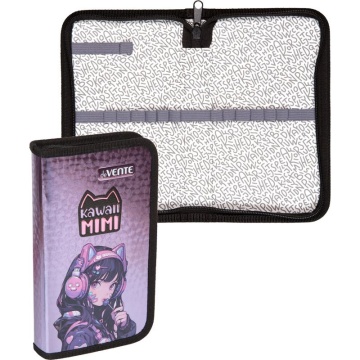 Пенал 1 отд. (205*120*30) молния, ламинат с конгр.тиснением Kawaii Mimi
