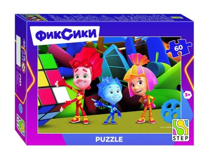 Пазлы   60 элементов  270*180мм  "Фиксики. Новый сезон" (Аэроплан)