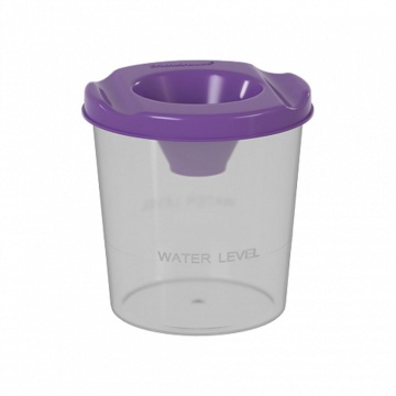 Стакан непроливайка  одинарный Pastel, фиолетовый