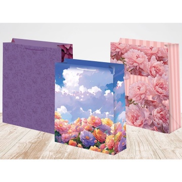Пакет подар. бумажн. 33*45*10 см, 150гр/м2  Микс женский