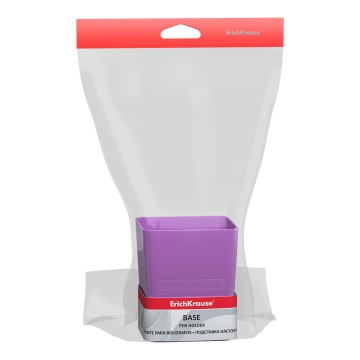 Подставка настольная пластиковая ErichKrause Карамель, фиолетовая