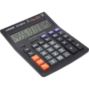 Калькулятор настольный 12-разрядный DP DD-88812 190*145мм черный