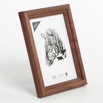 Фоторамка дерево  9*13см. 1702 (Темно-коричневая)