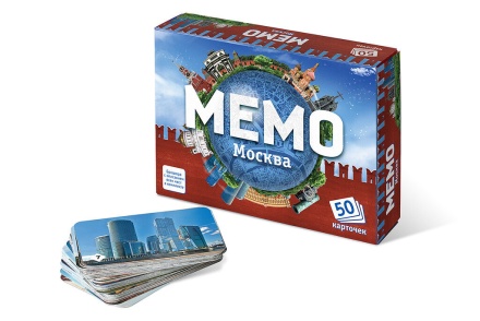 Игра Мемо "Москва" (50 карточек)