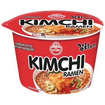 Лапша быстрого приготовления со вкусом кимчи "Кимчи Рамён" 105гр./банка