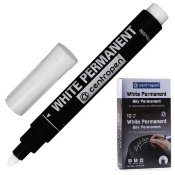 Маркер перманентный 2,5мм  БЕЛЫЙ