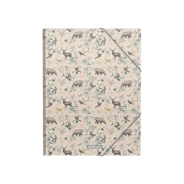 Папка на резинках пластиковая ErichKrause Natural Life, A4 (в пакете по 4 шт.)