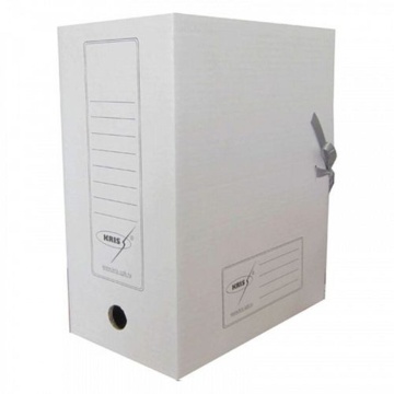 Папка с завязками (325*250*150) глубина 150мм белая