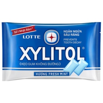 Жевательная резинка Xylitol Fresh Mint "Освежающая мята", Thai Lotte" 11,6гр., /уп.10шт./