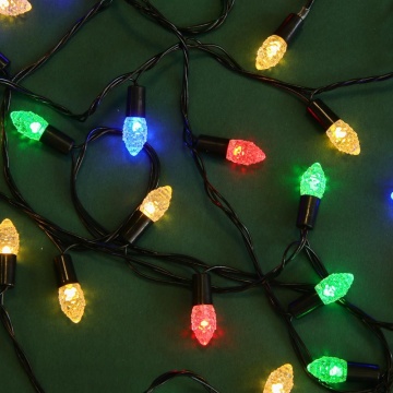 Гирлянда электрическая 10м 80LED "Шишка"светодиодная, 8 режимов, 220В, мультицвет