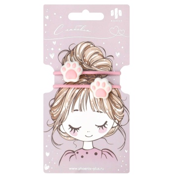 Набор резинок для волос "Феникс+. Лапки" 2шт.