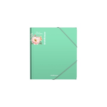 Папка для тетрадей на резинках пластиковая ErichKrause Matt Pastel Bloom, A5+, ассорти (в пакете по