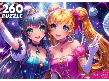 Пазлы 260 элементов 237*330мм. "Девушки на дискотеке"