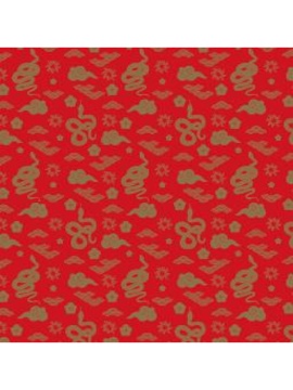 Набор подарочных коробок  3в1 "Золотые змейки" квадрат 19,5х19,5х11-15,5х15,5х9см