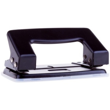 Дырокол OfficeSpace 10л., металлический, черный(178804)