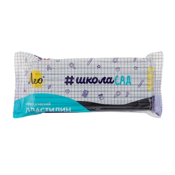 Пластилин классический 240 гр "ШколаСад" чёрный