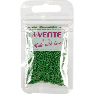 Бисер круглый "deVENTE. Opaque"  2 мм, 10гр, стекло, матовый, зеленый