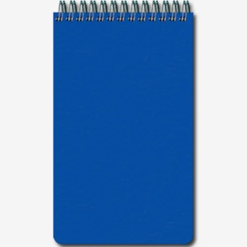 Блокнот А6 пласт.обл.  50л "Waterproof. Антидождь", из "КАМЕННОЙ" бумаги 200 мкр