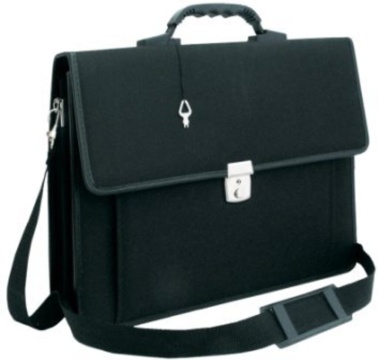 Портфель ткань Сосново 2 отд, карман, наплечный ремень, мет.замок