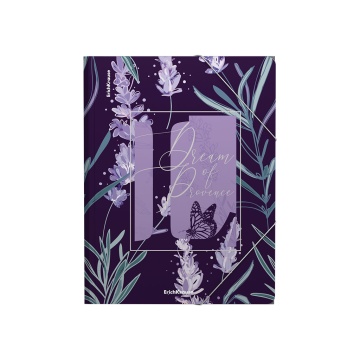 Папка на резинках пластиковая ErichKrause Lavender, A4 (в пакете по 4 шт.)