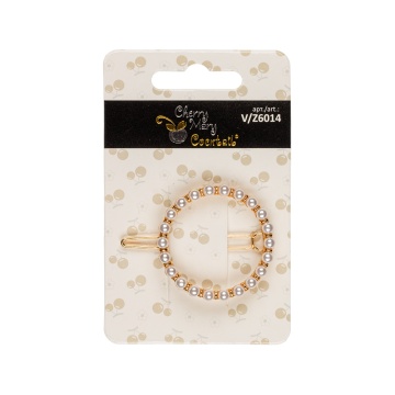 Заколка для волос "CHERRY MARY"  с бусинами