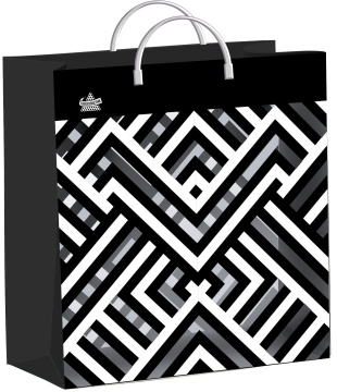 Пакет 26*24см (140мк) с пластиковой ручкой "Энергия" мягкий пластик