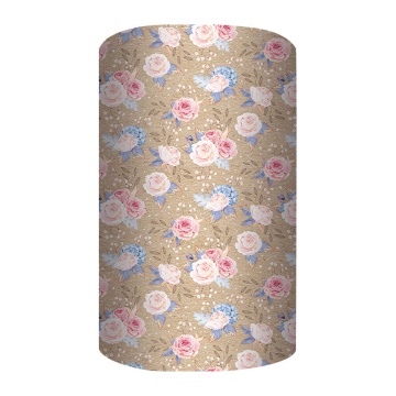 Бумага упаковочная крафт 70*100см "Розы"